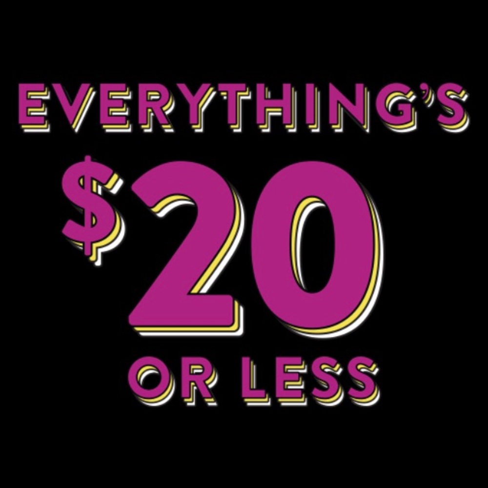 20$ or less sale !!